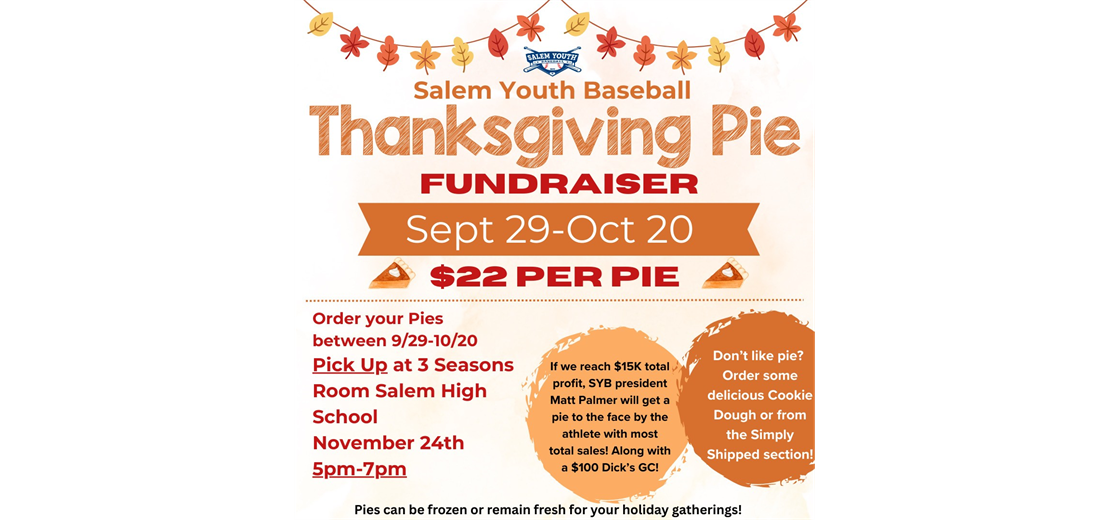 Pie Fundraiser 2025