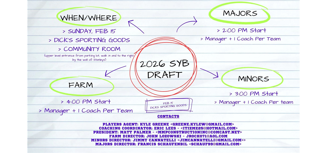 2026 Draft Schedule